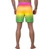 Lars Amadeus Men's Contrast Color Drawstring Waist Beach Swimwear Shorts - 3 of 4