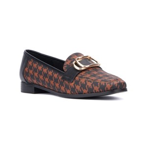 New York & Company Women's Ramira- Slip-On Metal Accent Loafers - 1 of 4