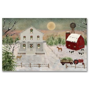 Courtside Market Farm Christmas 12x18 Art Board - 1 of 2