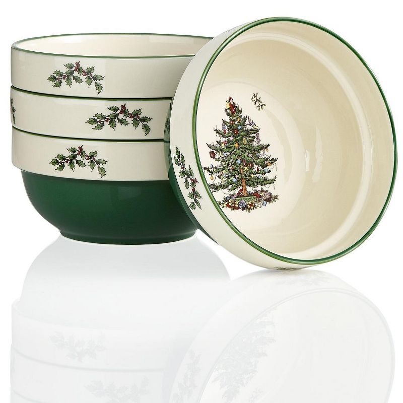 Spode Christmas Tree Stacking Bowls, Set of 4 - 5.5 inch, 2 of 8