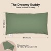 KeaBabies Buddy Toddler Pillow with Pillowcase, 10x18 Buddy Pillow for Toddler, Soft Kids Pillow for Sleeping, Travel, Age 2-5 - 3 of 4
