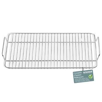 BAKKEN SWISS Stainless Steel Cooling Rack - Heavy-Duty, Non-Toxic, Durable Quality, Proper Size for Sheet Pan