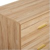 ORRD Modern 9-Drawer Dresser for Bedroom - Wide Natural Wood Chest, Sturdy & Safe Storage Furniture - 3 of 4