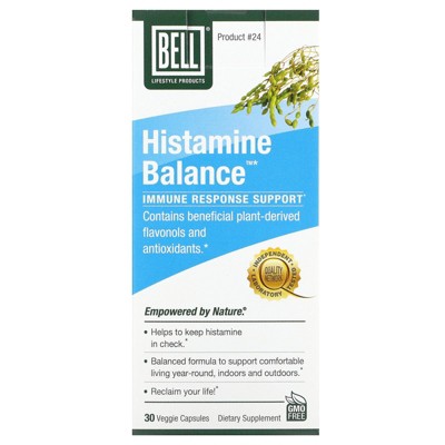 Bell Lifestyle Histamine Balance, 30 Veggie Capsules