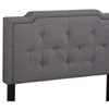 CAVINAS Twin Size Modern Casual Platform Bed Frame with High Upholstered Headboard,No Box Spring Needed - 4 of 4