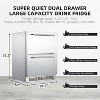 Acekool 24" Dual Drawer Beverage Cooler - Stainless Steel (Silver) for Indoor/Outdoor Use - 3 of 4