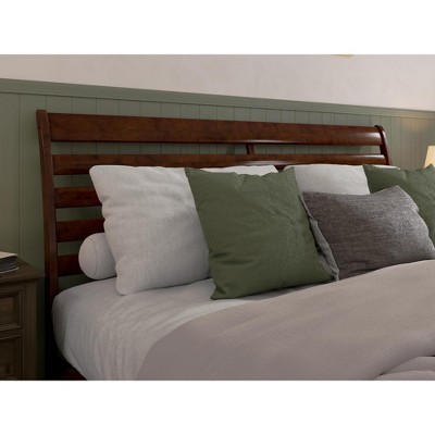 AFI Furnishings Savannah King Solid Wood Headboard with Attachable Charger in White