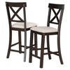 XIYUYEU Dining Table Set for 6 Counter Height Rectangular Table with Shelf - 4 of 4
