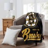 NHL Boston Bruins 50 x 60 Raschel Throw Blanket - image 2 of 3