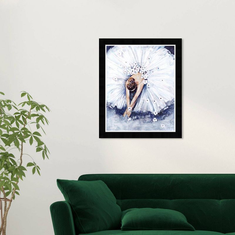 15&#34; x 21&#34; Ballet Ballerina Dress Framed Wall Art Print Blue - Wynwood Studio, 5 of 8