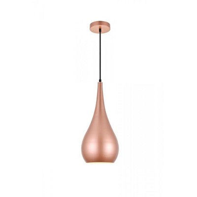 Elegant Lighting Nora 1 Light Honey Gold Pendant