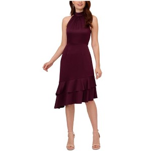 Adrianna Papell Womens Asymmetrical Midi Dress - 1 of 1