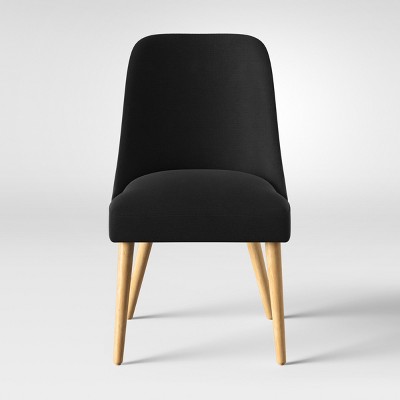 target black dining chair