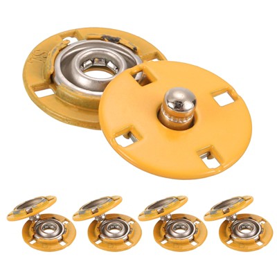 Unique Bargains Alloy Invisible Durable High Hardness Buckle Fasteners Press Studs Buttons 5 Pcs