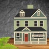 Cat's Meow Village 5.0 Inch Stiffenbody Funeral Home Everyday Building , Series Vi Retired (1PC) - 2 of 4