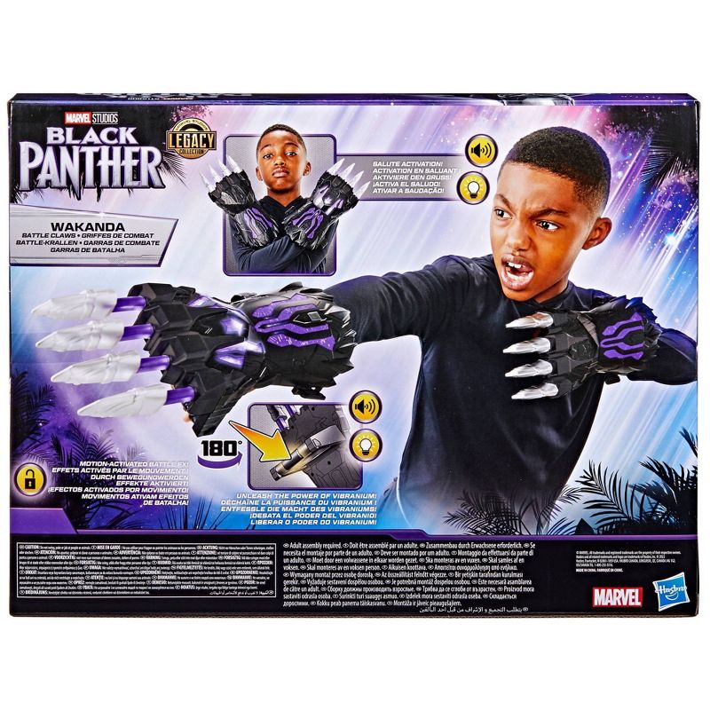 Marvel Studios&#39; Black Panther Legacy Wakanda FX Battle Claws Light-Up Role Play Toy, 5 of 6