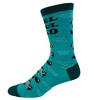 Crazy Dog T-Shirts Men's Reel Cool Dad Socks Funny Fathers Day Fishing Husband Fisherman - 3 of 4
