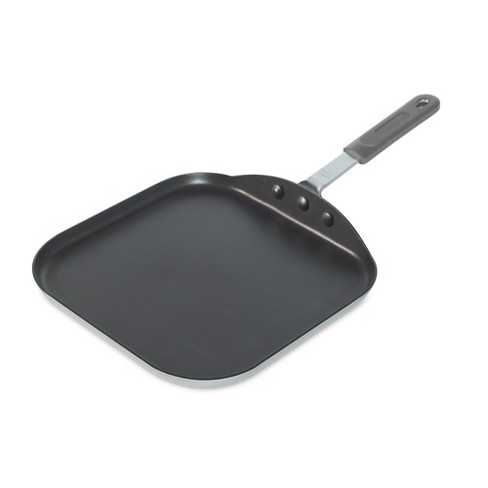 Farberware Aluminum 11 Nonstick Square Griddle, Black