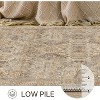 Abynow Diamond Distressed Persian Style Washable Indoor Rug - 2 of 4