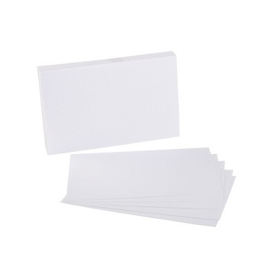 Staples 5" x 8" Unruled Index Cards 500/Pack (51005) 233460