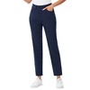 Women's Golf Pants with Pockets Lightweight Qucik Dry Casual 7/8 Work Ankle Pants for Women - 2 of 4