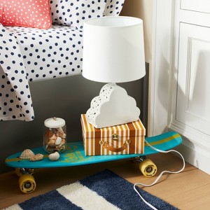 Cloud Dual Light Figural Kids' Lamp White - Pillowfort™ - 1 of 4