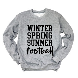 Simply Sage Market Winter Spring Summer Football Sweatshirt - 1 of 4