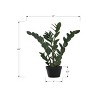 Syemin Artificial Plants Artificial Plant 29" Tall Zz Tree Home Decor Fake Plant Faux Plants Indoor Outdoor Fall Decoration, Green, 17"*16"*29" - 2 of 4