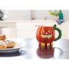 100 North ESNCHMG-PN Halloween Orange Pumpkin Jack O'Lantern Character 16 ounce Glossy Ceramic Coffee Tea Cup Mug For Your Favorite Morning Brew - 3 of 4