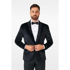 OppoSuits Deluxe Men's Blazer - Velvet Dinner Jackets - 1 of 4