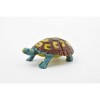 Collectible Wildlife Gifts | Turtle, Box Turtle, Tortoise, Rubber Reptile, Educational, Realistic, Hand Painted,  Model,   Gift,     2"      F427 B364 - 4 of 4