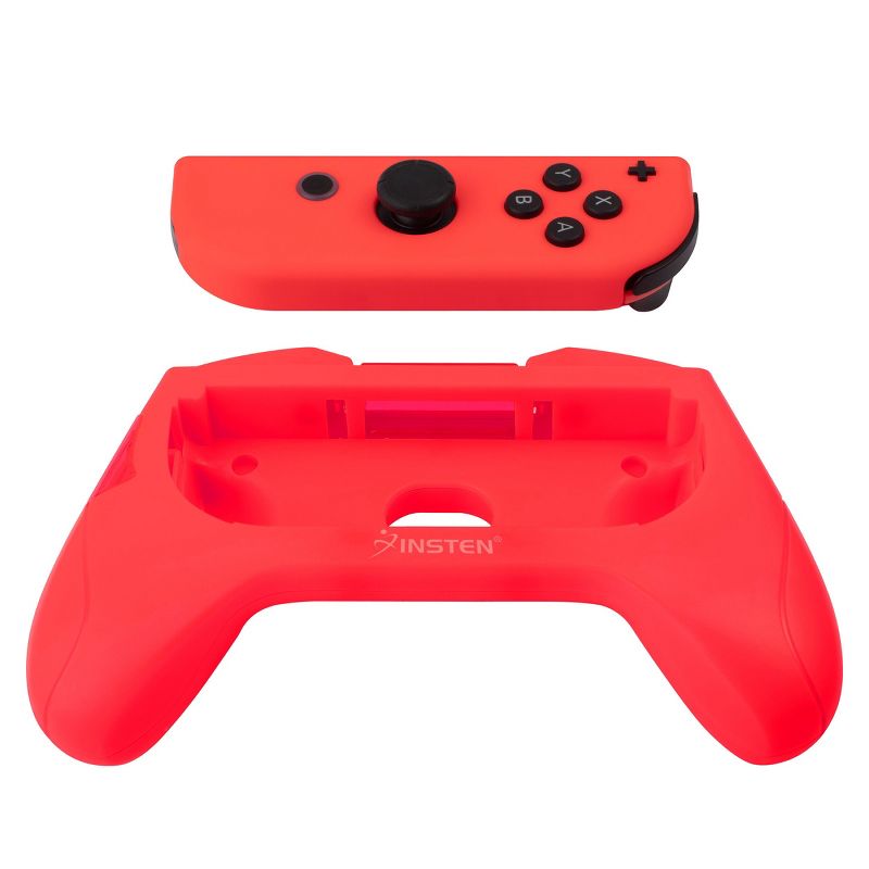 Insten 2 Pack Controller Grips Compatible with Nintendo Switch Joy-Con Controllers, Blue, Red, 5 of 10