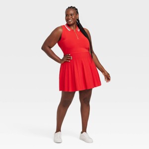Women's Tennis Tank Sweater Dress - A New Day™ - 1 of 3