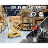 AMERLIFE Hydraulic Lift Table Cart, 330lbs Capacity 50" Lifting Height, Double Scissor Lift Table with 4 Wheels and Non-Slip Pad - 4 of 4