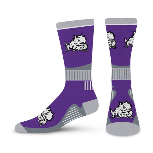 NCAA TCU Horned Frogs Large Crew Socks - image 1 of 3