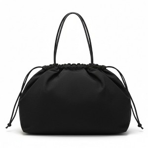 Alilang Women's Nylon Drawstring Shoulder Tote Bag with Soft