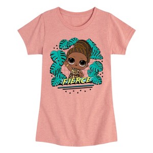 Girls' - LOL Surprise! - Fierce Doll Fitted Short Sleeve Graphic T-Shirt - 1 of 4