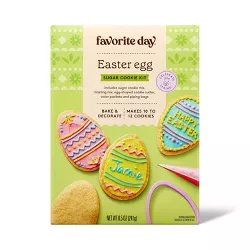 Easter Egg Sugar Cookie Kit - 8.5oz - Favorite Day™