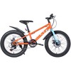 AENKYO 20-Inch Fat Tire Kids Mountain Bike, 7-Speed Shimano Drivetrain, Easy to Assemble & All-Terrain Bicycle for Boys and Girls - Orange - 2 of 4