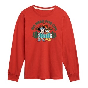 Boys' - Disney - No Gps Long Sleeve Graphic T-Shirt - 1 of 4