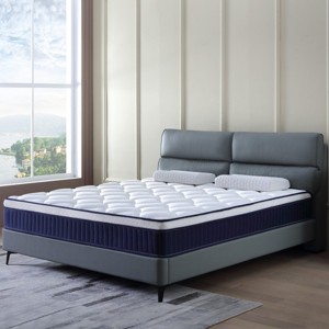 Twin XL Size Memory Foam & Pocket Springs, Medium Firm Hybrid Breathable Mattress in a Box, CertiPUR-US Certified-Coolbibila - 1 of 4