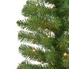 Puleo Set of 2 Artificial Battery-Operated Pre-Lit Gold Vase Potted Christmas Trees - 4 of 4