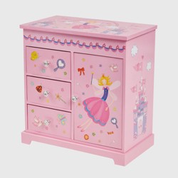 Disney Princess Pink Wooden Jewelry Box by fab starpoint