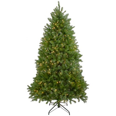 Northlight 9' Prelit Artificial Christmas Tree Full Northern Pine - Clear LED Lights