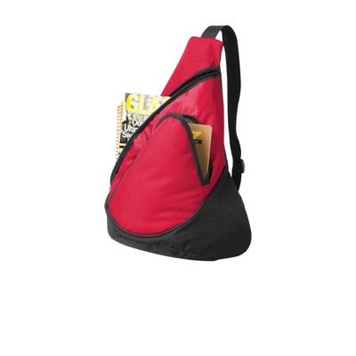 Port Authority Honeycomb Sling Backpack - Lightweight and Versatile Crossbody Bag Trendy Stylish and functional