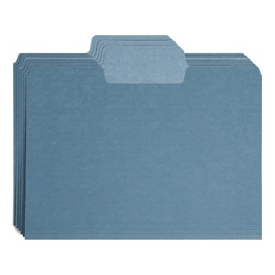 U Brands 24ct Super TabFile Folders - Two Toned