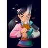 Men's Disney Princesses Mulan Anime Reflection T-Shirt - 2 of 4