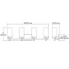 Elk Home Melinda 4 - Light Vanity in  Polished Chrome - 2 of 3