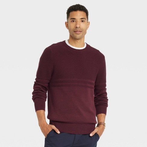 Men's Cable Knit Pullover Sweater - Goodfellow & Co™ Cream S