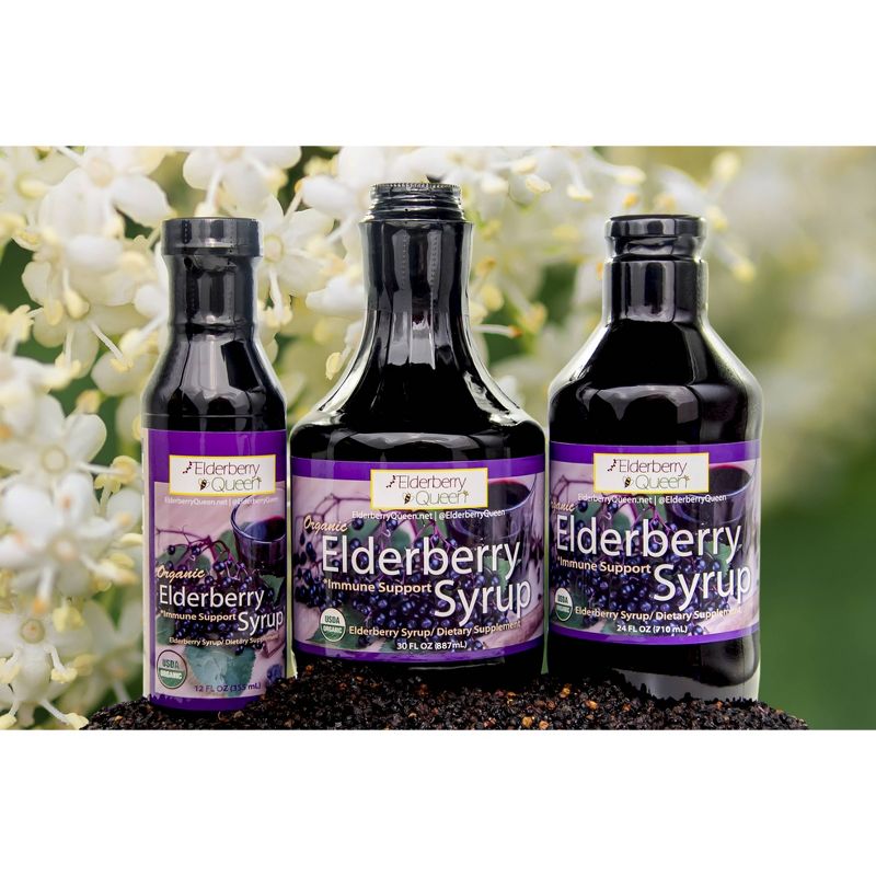 Elderberry Queen Organic Elderberry Syrup, 3 of 7